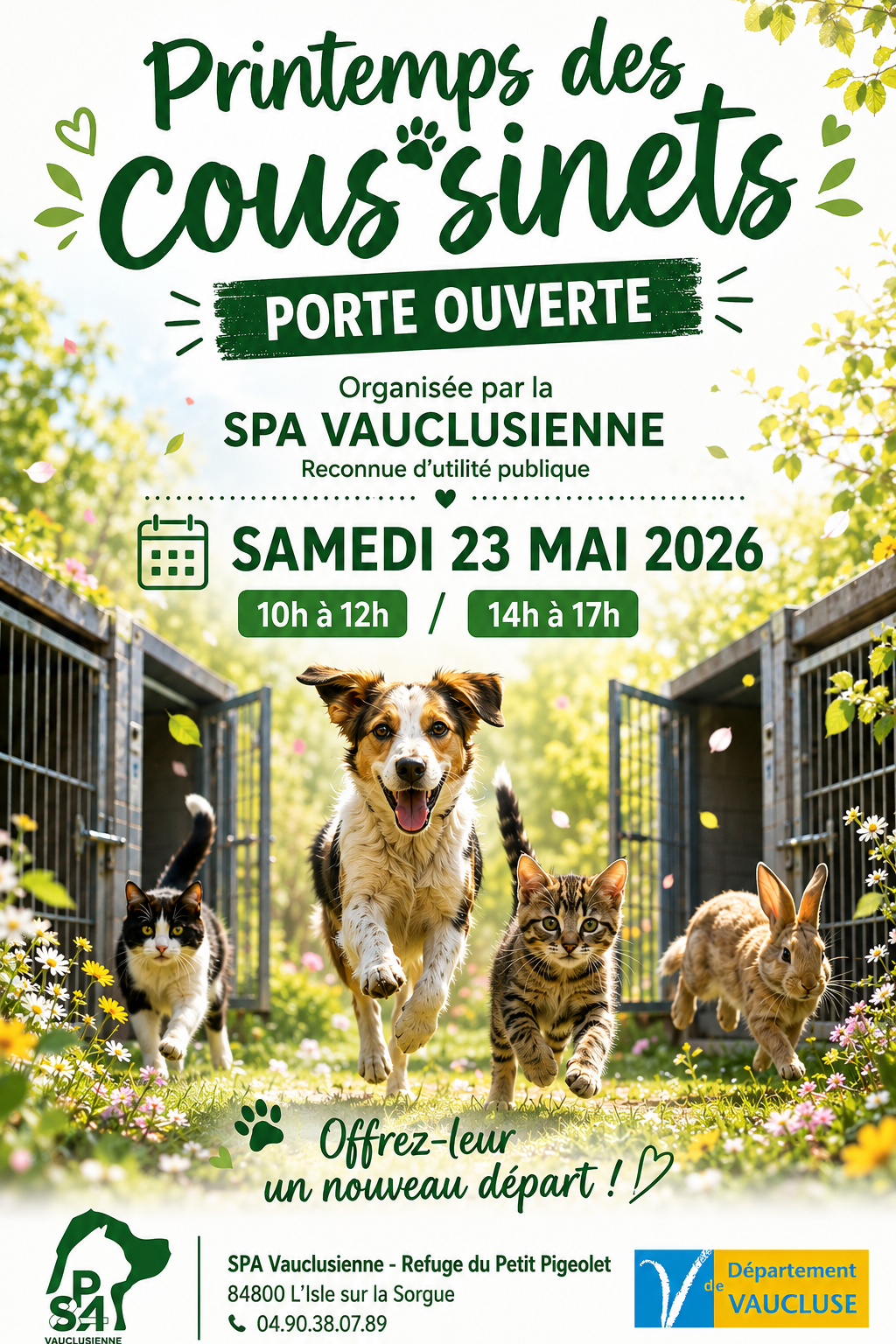 Le printemps des coussinets - SPA Vaucluse